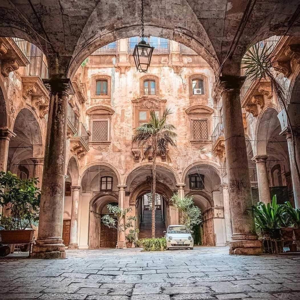 Palazzo Cuto Central Flat Palermo Eksteriør bilde